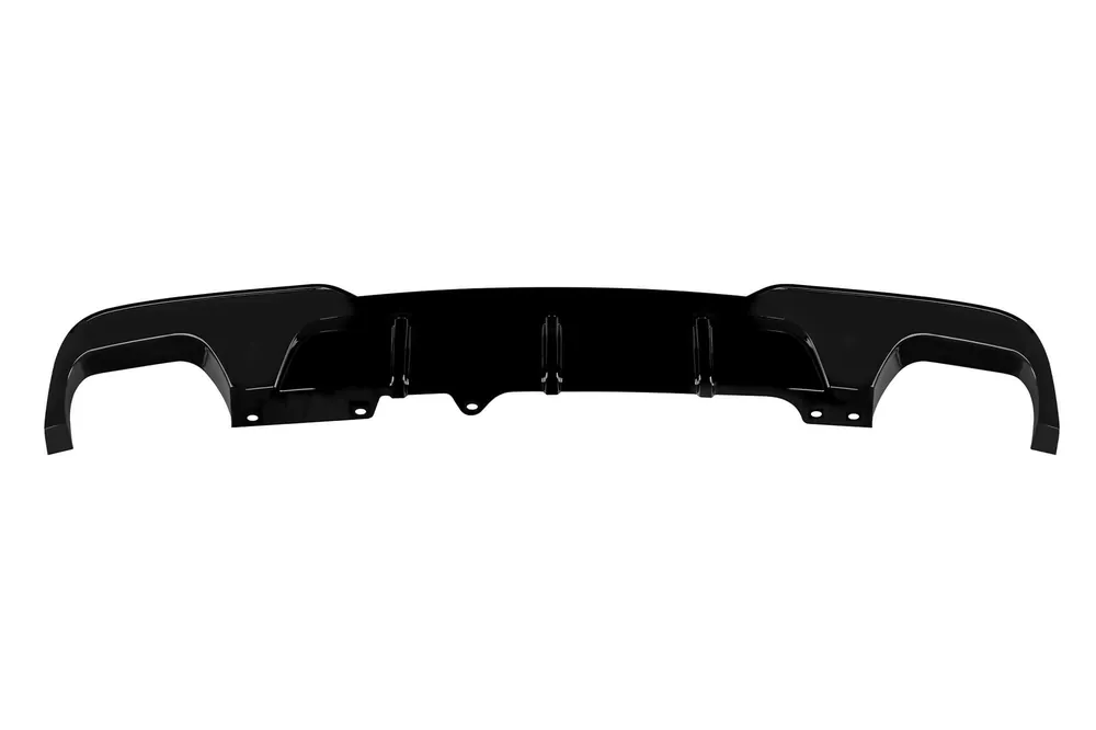 Reducere specială Difuzor tip M Performance Design Design potrivit pentru bara spate M Technik pe BMW Seria 5 F10 sedan, F11 break 2010-2017 -oo–oo-, lac negru