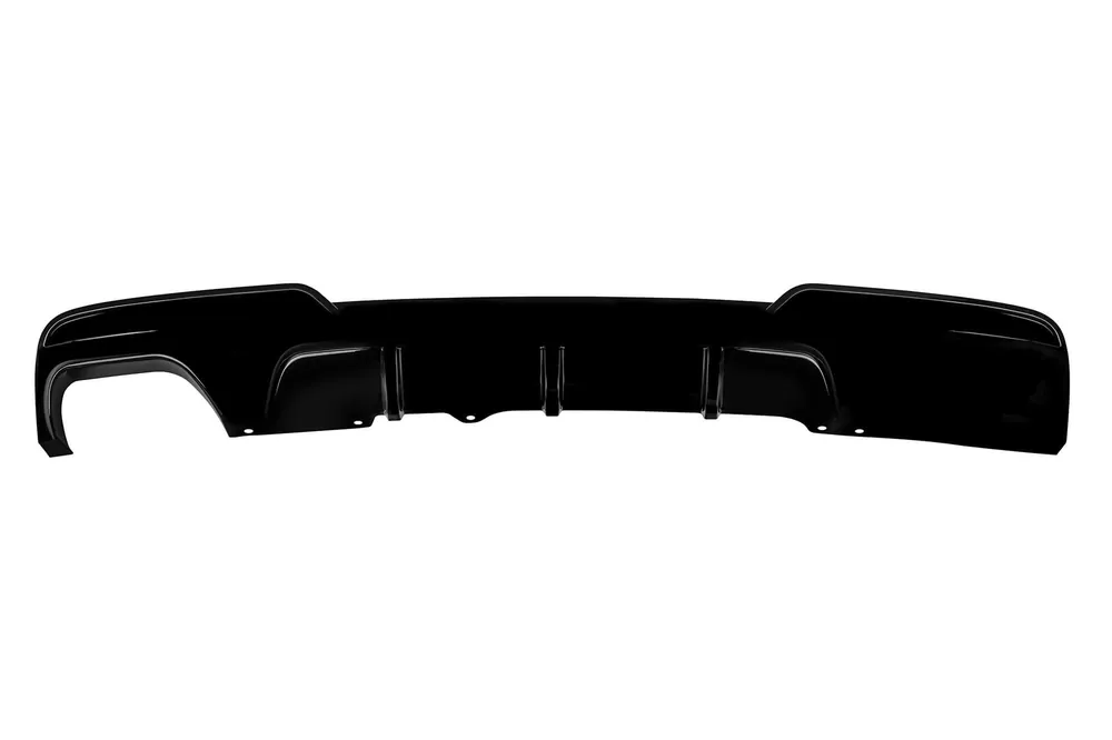 Ultima șansă Difuzor tip M Performance Design Design potrivit pentru bara spate M Technik pe BMW Seria 5 F10 sedan, F11 break 2010-2017 -oo–-, lac negru