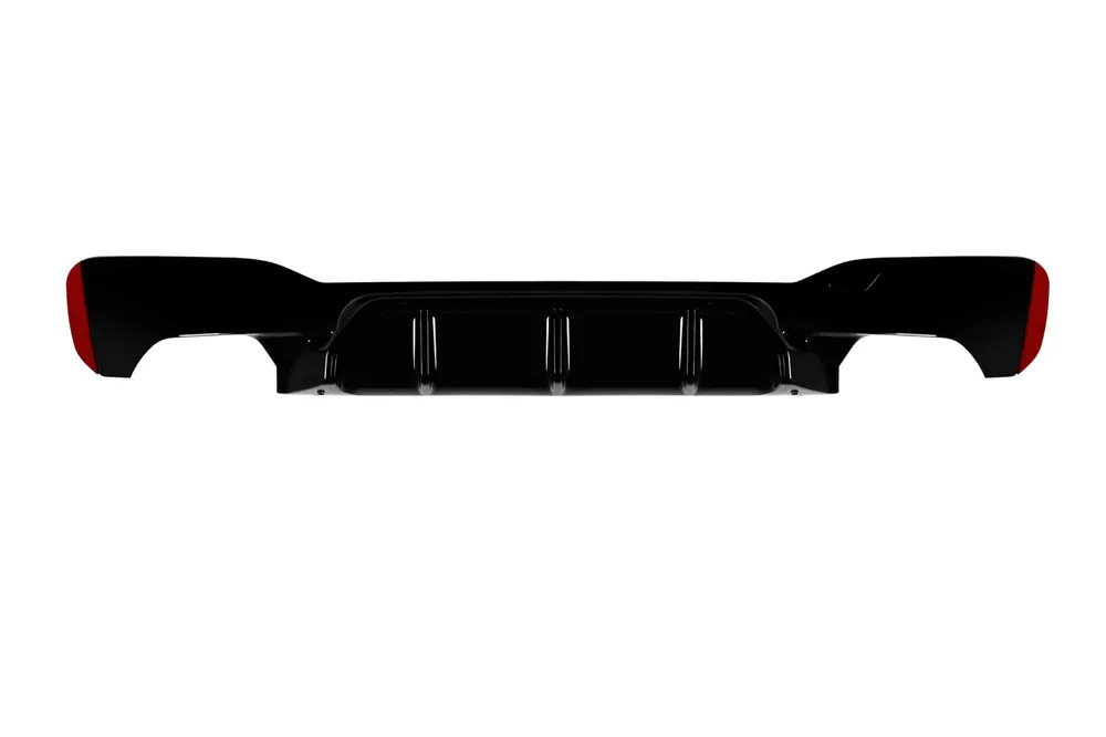 Ofertă specială Difuzor tip M5 competition potrivit pentru versiunile 530, 540 cu bara spate M Technik pe BMW Seria 5 G30 sedan, G31 break după 2017 -oo–oo-, lac negru
