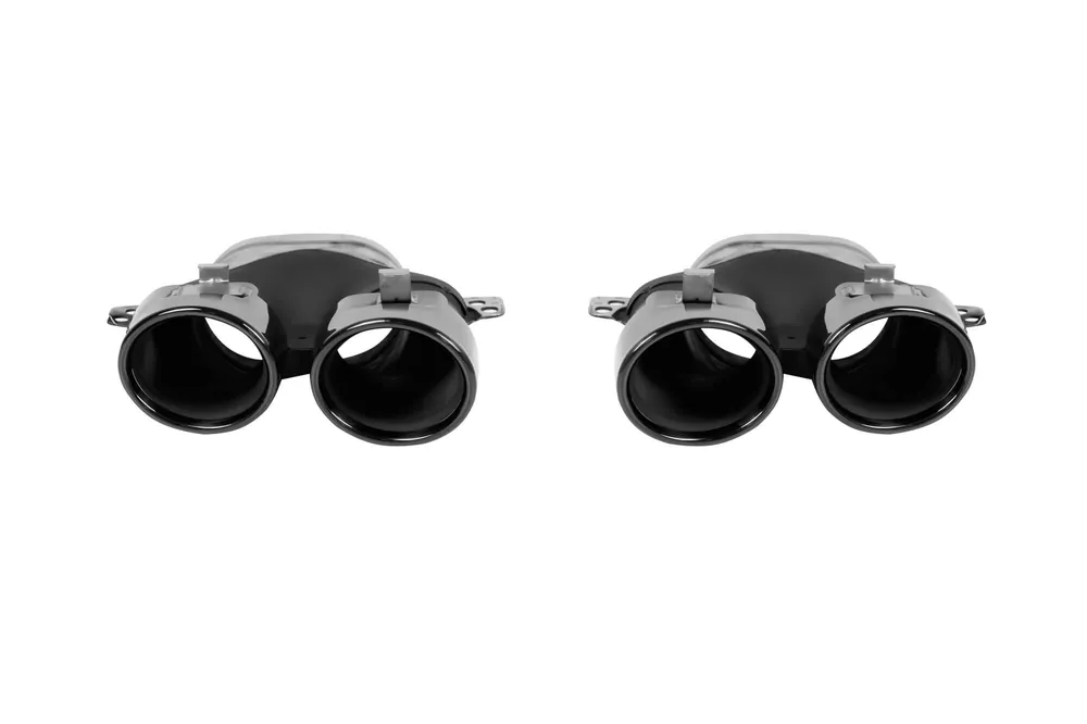 Discount Set de capete negre tip A Design potrivit pentru Mercedes C-Class W205 după 2013, E-Class W213 după 2016, CLS C257 după 2018