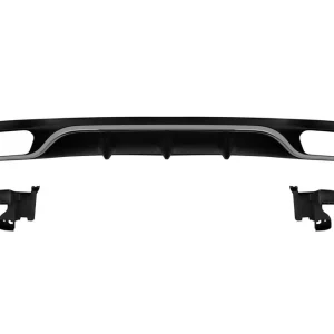 Calitate înaltă Difuzor tip E63 potrivit pentru bara spate standard a Mercedes E-Class W213 după 2016 -oo–oo-, cu garnitură cromată