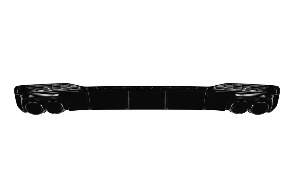 Difuzor tip S7 cu capete din plastic potrivit pentru bara spate S-line la Audi A7 Sportback după 2018 -oo–oo- Noutate