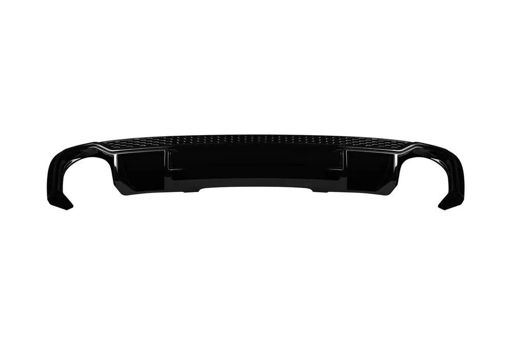 Difuzor tip RS4 potrivit pentru bara S-line din spate a Audi A4 B9 sedan, break 2015-2019 -O–O- Ofertă de sezon
