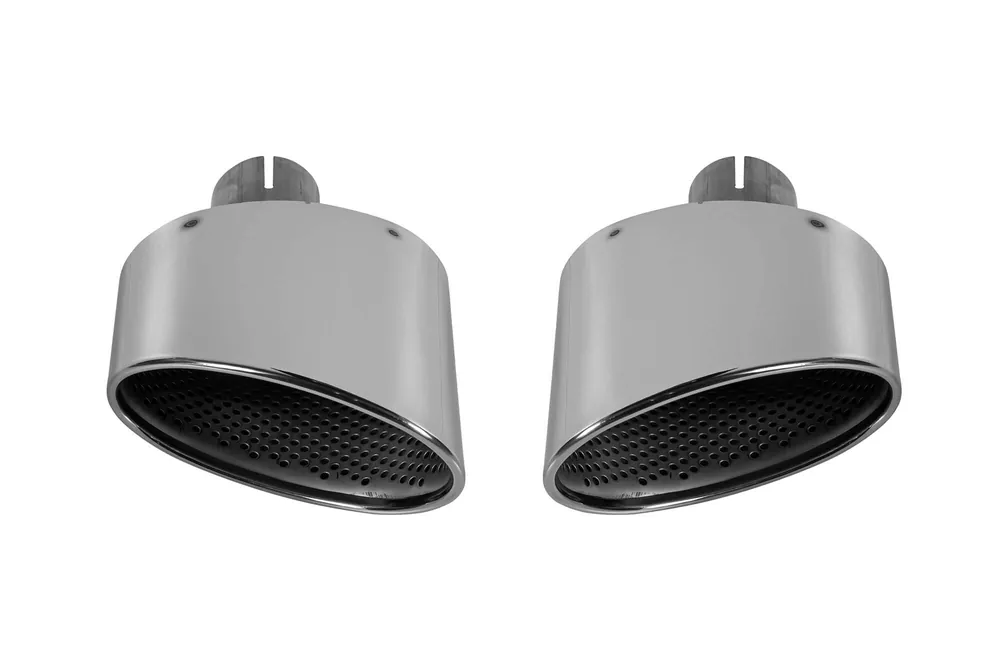 Chilipir Set de capete cromate tip RS potrivit pentru Audi A3 Sportback 2017-2020, A4 după 2015, A5 Sportback, Coupe, Cabrio după 2016