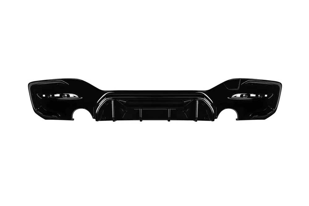 Comandă acum Difuzor tip M Competition potrivit pentru bara spate M Technik pe BMW Seria 1 F20 5 uși, F21 3 uși 2015-2019 -o–o-, lac negru