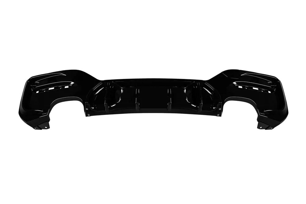 Cel mai vândut Difuzor tip M Competition potrivit pentru bara spate M technik pe BMW Seria 1 F20 5 uși, F21 3 uși 2015-2019 -oo-oo-, lac negru