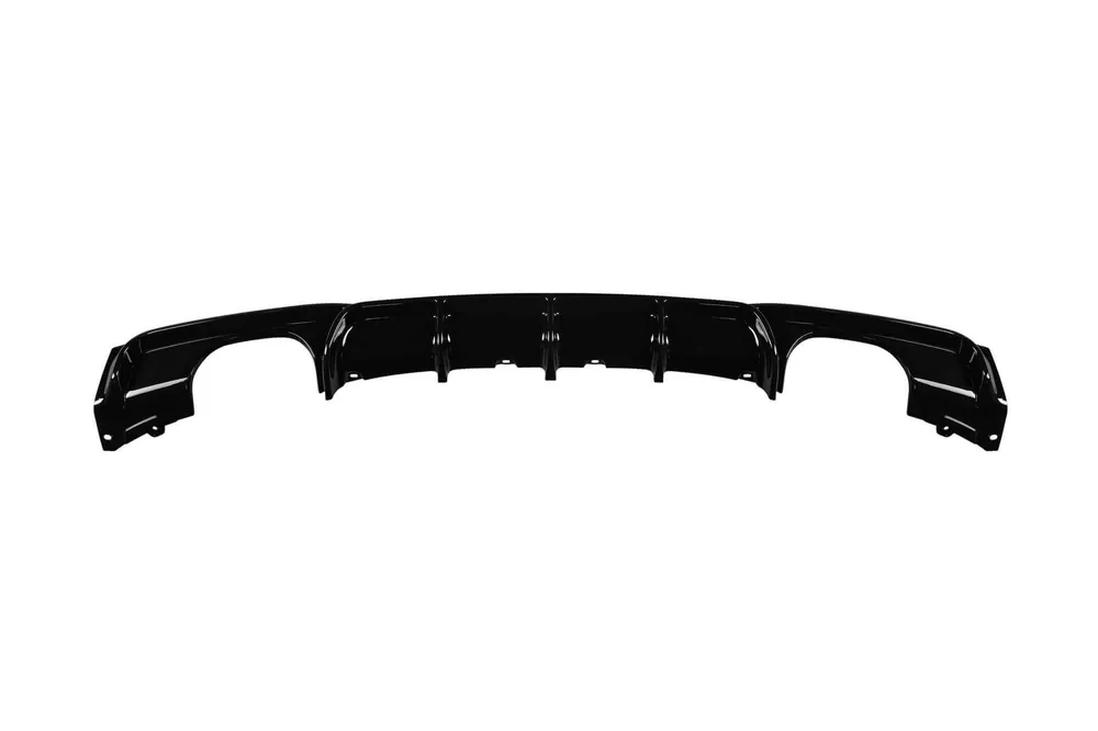 Comandă acum Difuzor tip M Performance Design Design potrivit pentru bara spate M Technik pe BMW Seria 3 F30 sedan, F31 break 2011-2019 -oo–oo-, lac negru