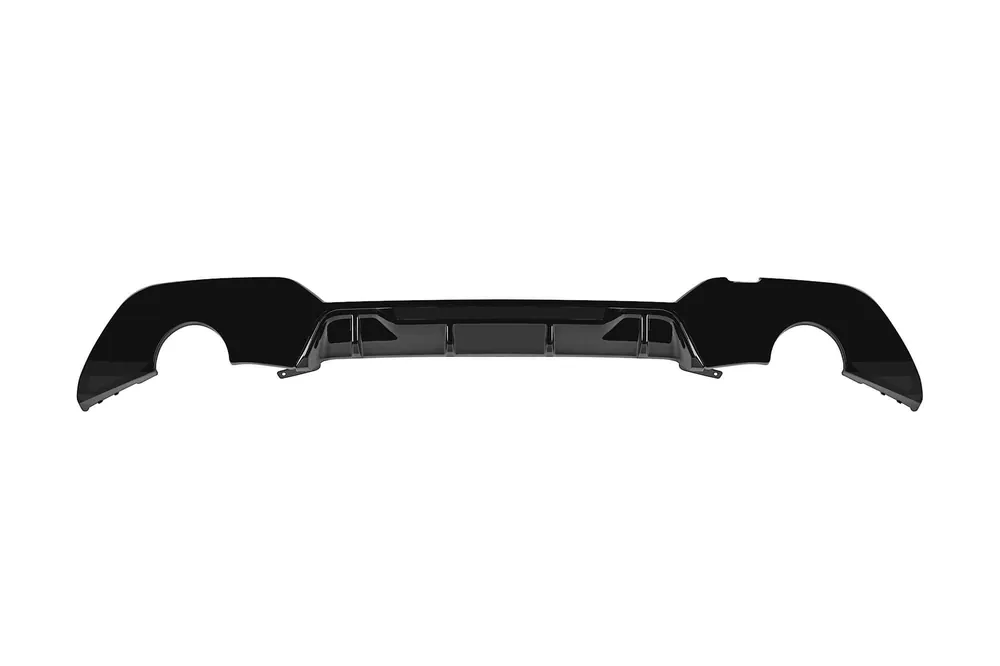 Difuzor tip M Competition potrivit pentru bara spate M Technik pe BMW Seria 3 G20 sedan, G21 break 330i după 2019 -o–o-, lac negru Retur ușor