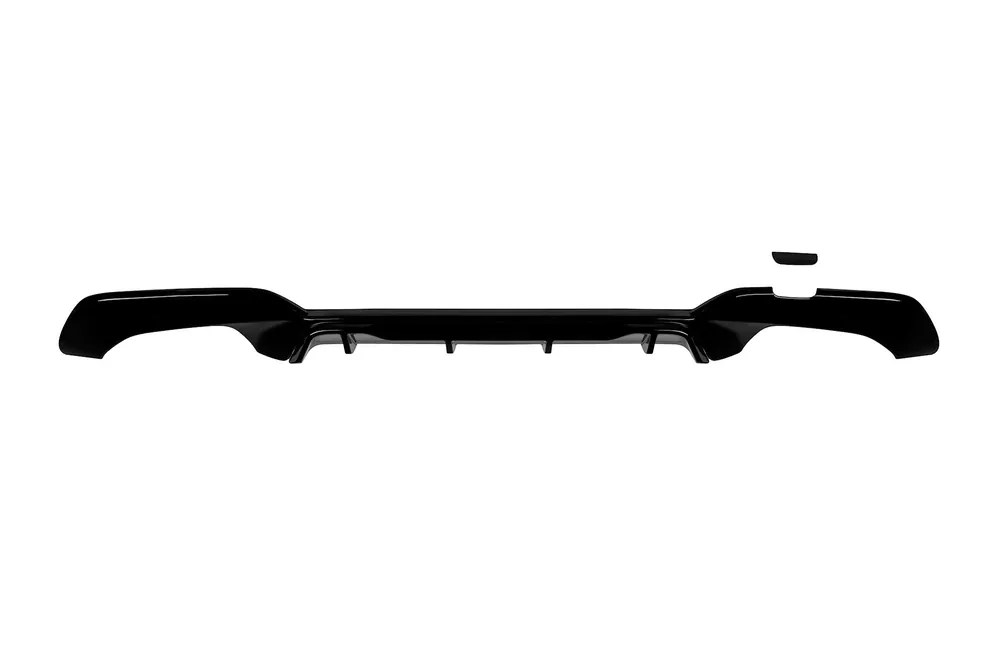 Difuzor tip M Competition potrivit pentru bara spate M Technik pe BMW Seria 3 G20 sedan, G21 touring 340i după 2019 -oo–oo-, lac negru Chilipir