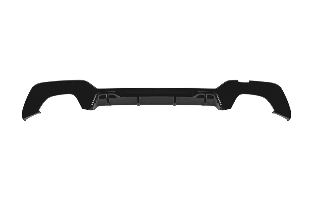 Difuzor tip M Competition potrivit pentru bara spate M Technik pe BMW Seria 3 G20 sedan, G21 break 325i după 2019 -oo–oo-, lac negru Livrare gratuită