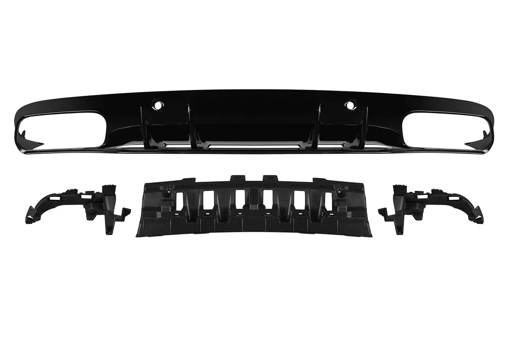 Difuzor tip C63 potrivit pentru bara de protecție A Design din spate pe Mercedes C-Class C205 coupe după 2019 -oo–oo- Disponibil imediat