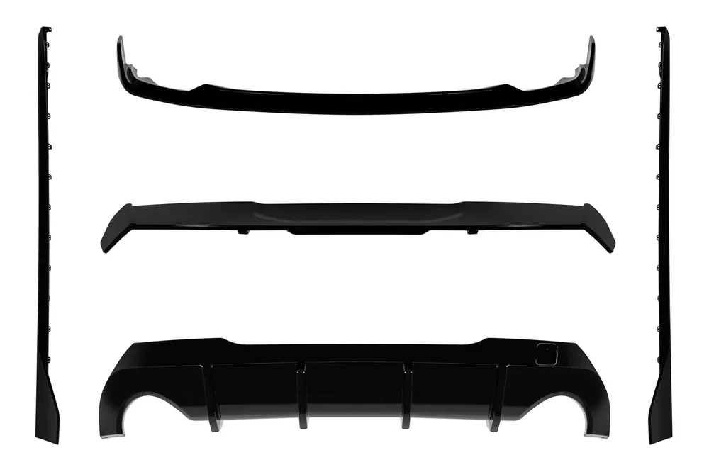 Pachet Aero Design M Performance Design potrivit pentru BMW Seria 1 F40 după 2019, lac negru Lichidare de stoc