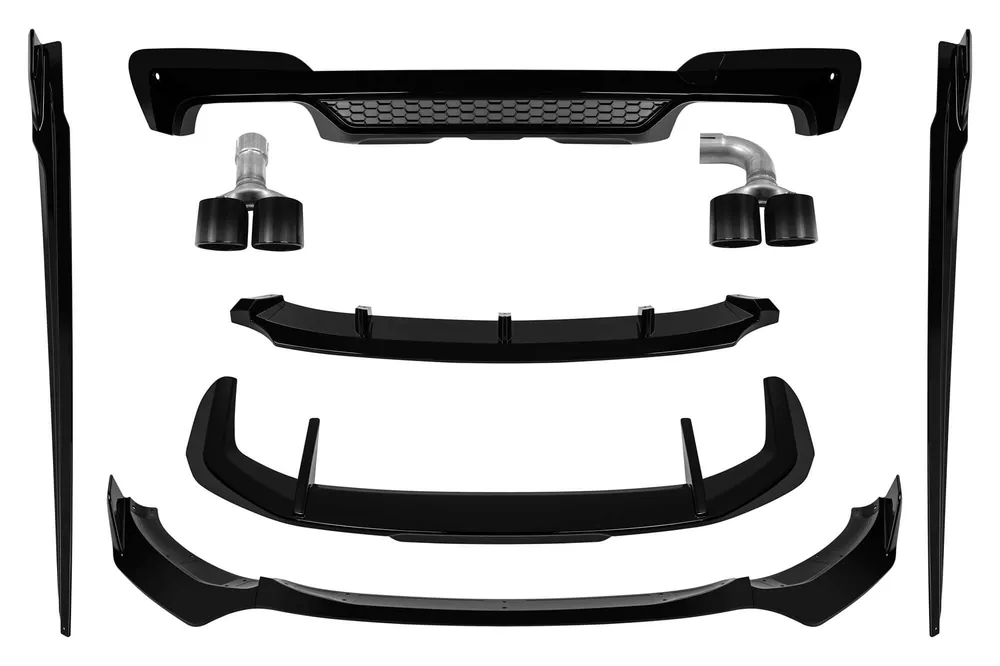 Pachet Aero potrivit pentru BMW X3 G01 2017-2021 cu pachet M, lac negru Comandă acum