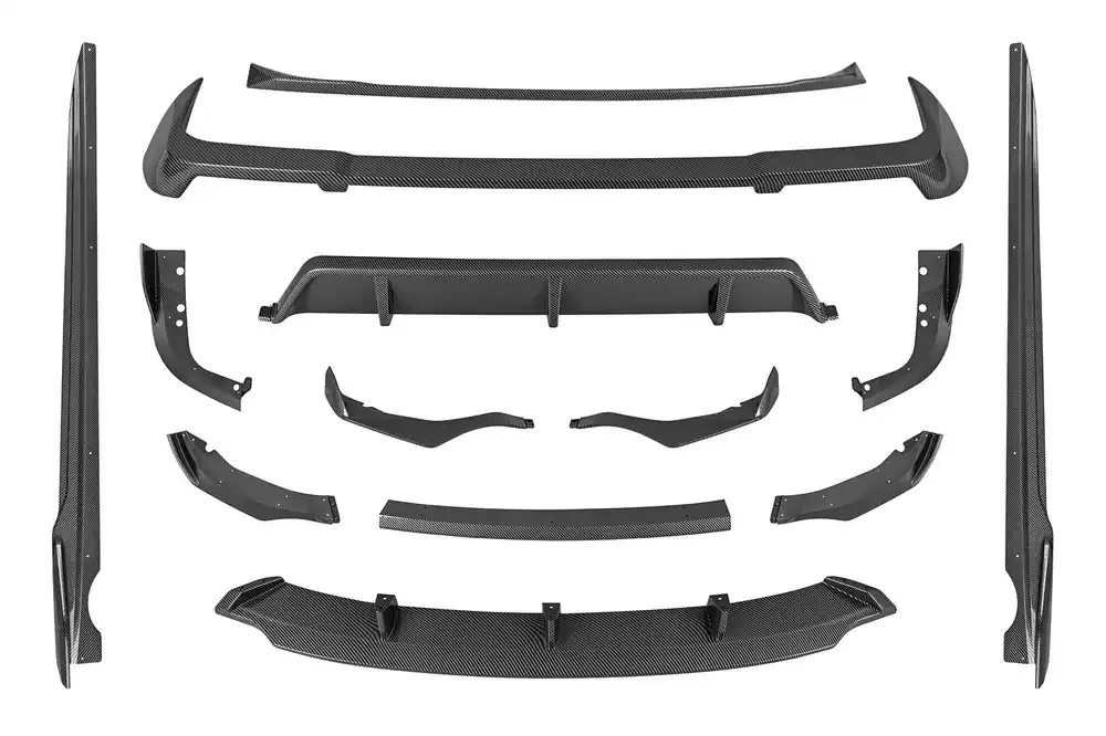 Chilipir Pachet Aero potrivit pentru BMW X5 G05 după 2019 cu pachet M, culoare carbon