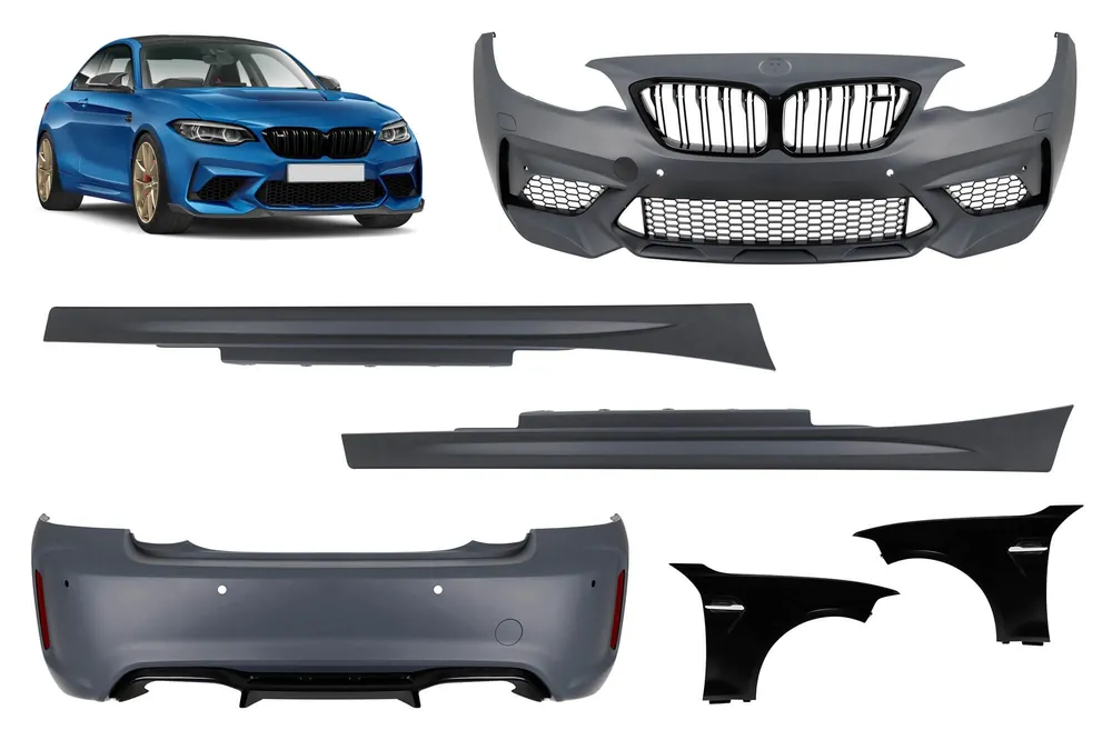 Pachet M2 Competition Wide potrivit pentru BMW Seria 2 F22 Coupe, F23 Cabriolet 2013-2020 -oo–oo- Plată securizată