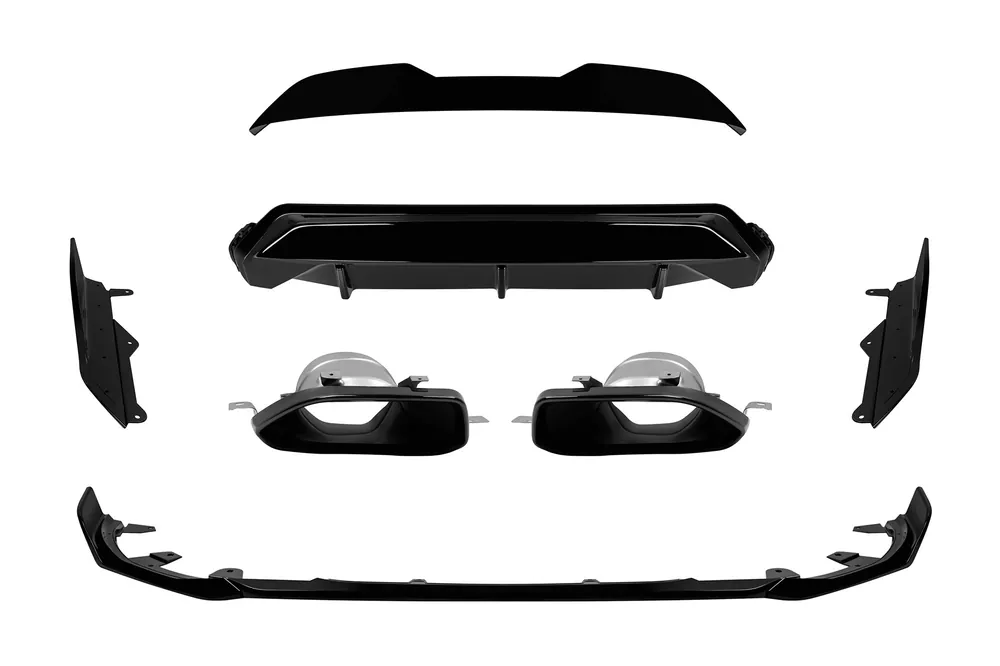 Ofertă specială Pachet Aero tip M Performance Design Design potrivit pentru BMW Seria 2 G42 2013-2021 cu pachet M, lac negru