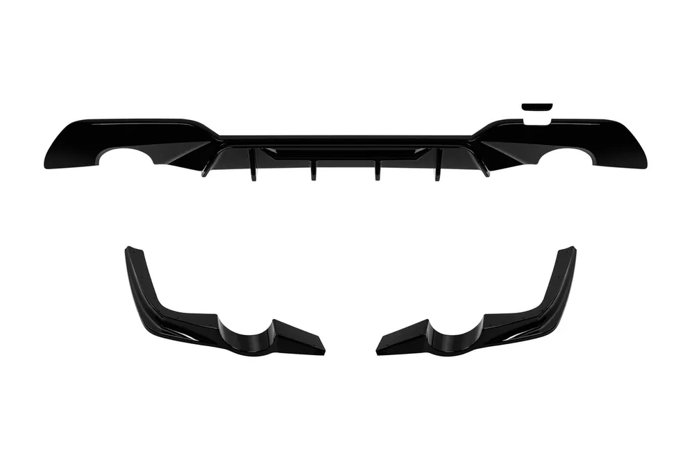 Preț promoțional Difuzor tip M Performance Design Design potrivit pentru barele M de la BMW seria 3 G20, G21 după 2019, lac negru