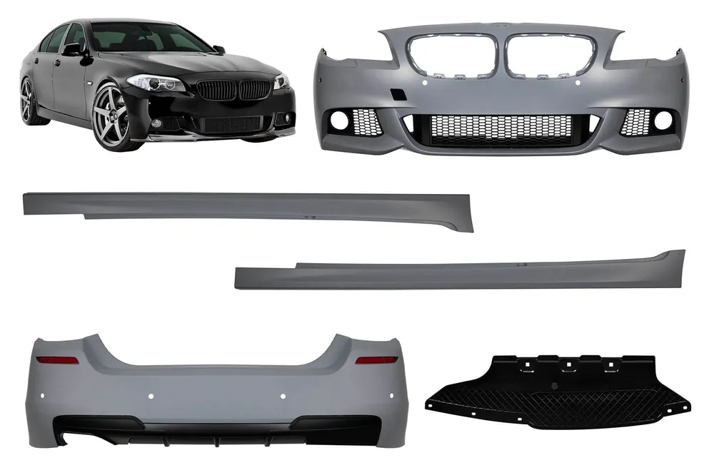 Reducere specială Pachet M Technik potrivit pentru BMW Seria 5 F10 2010-2013 cu PDC, fără proiectoare de ceață