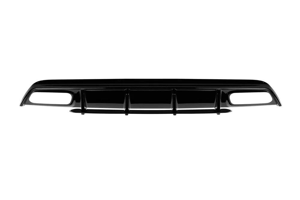Difuzor tip A45 potrivit pentru bara de protecție din spate A Design pe Mercedes A-Class W176 2015-2018, lac negru Cel mai vândut