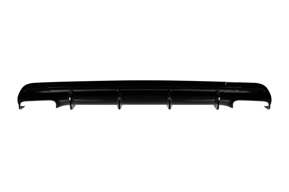 Retur ușor Difuzor tip CLA45 potrivit pentru bara de protecție din spate A Design pe Mercedes CLA C117 2013-2015, lac negru, -oo–oo-