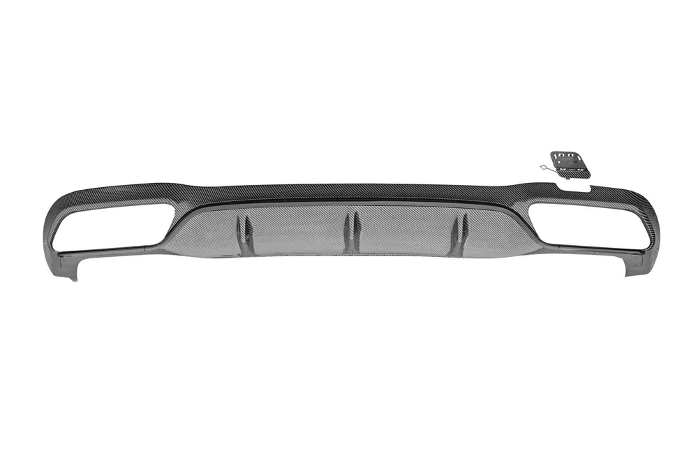Ofertă Difuzor tip E63 potrivit pentru bara spate A Design pe Mercedes E-Class W213 sedan 2016-2022, culoare carbon, -oo–oo-