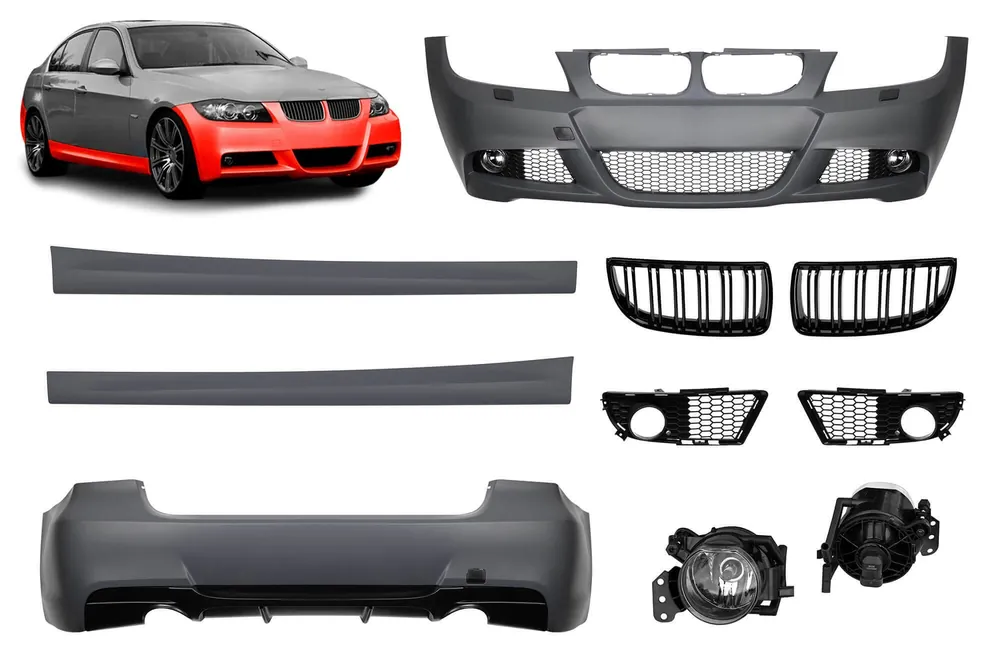 Pachet M-tech potrivit pentru BMW Seria 3 E90 sedan 2005-2008, -o–o- Popular