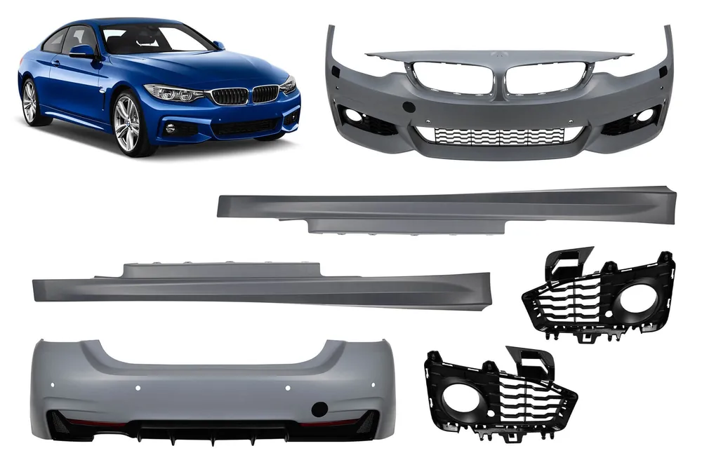 Pachet M-tech potrivit pentru BMW Seria 4 F32, F33 2013-2020, -oo–-, fără proiectoare de ceață Bestseller
