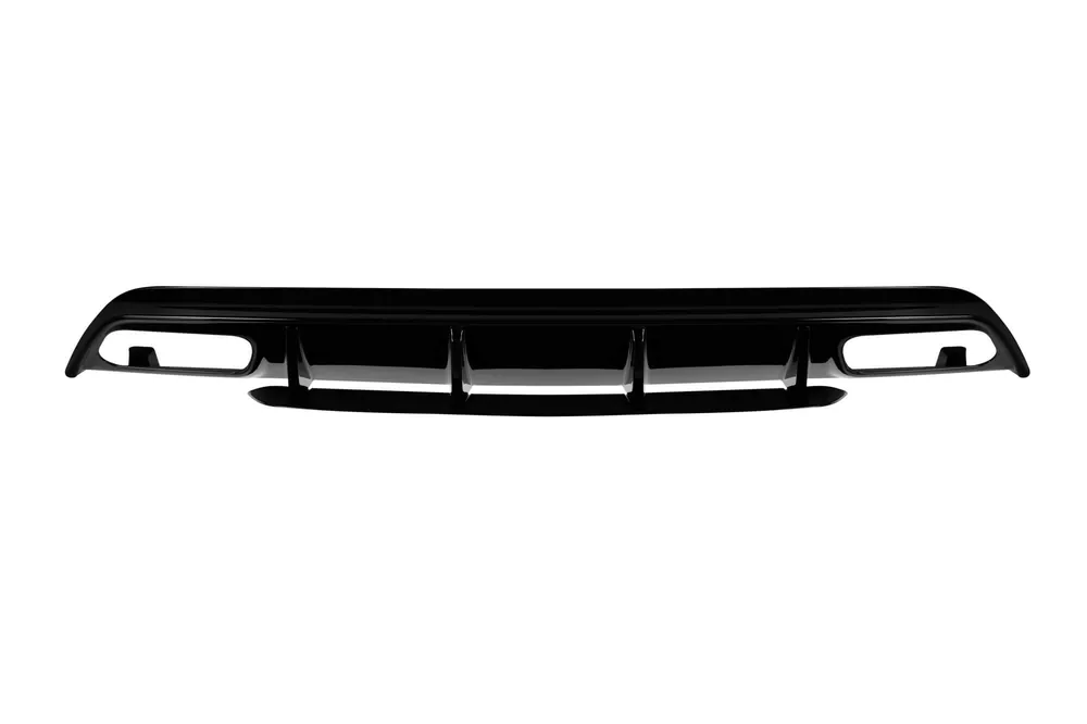 Ofertă limitată Difuzor tip A45 potrivit pentru bara de protecție spate A Design pe Mercedes A-Class W176 2013-2015, lac negru