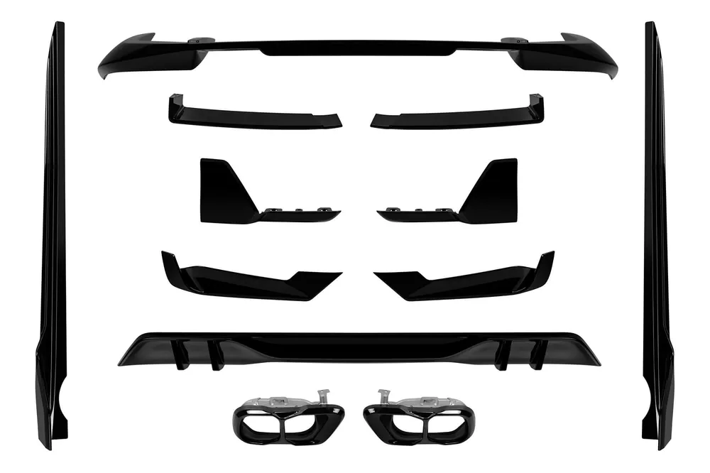 Cel mai vândut Pachet Aero tip M Performance Design Design potrivit pentru BMW X5 G05 după 2023 pentru barele M-technik, lac negru
