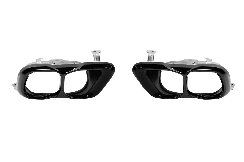 Nu rata Set de terminații de eșapament negre tip M60i potrivite pentru BMW X5 G05 după 2023