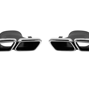 Calitate înaltă Set de vârfuri cromate tip E63 potrivit pentru Mercedes E-Class W213, S213 2017-2022, stânga și dreapta