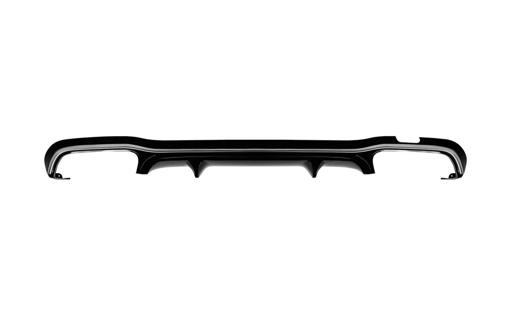 Difuzor tip E53 potrivit pentru bara spate A Design a Mercedes E-Class W213 sedan, S213 break 2016-2022 -oo–oo-, cu garnitură cromată Doar azi