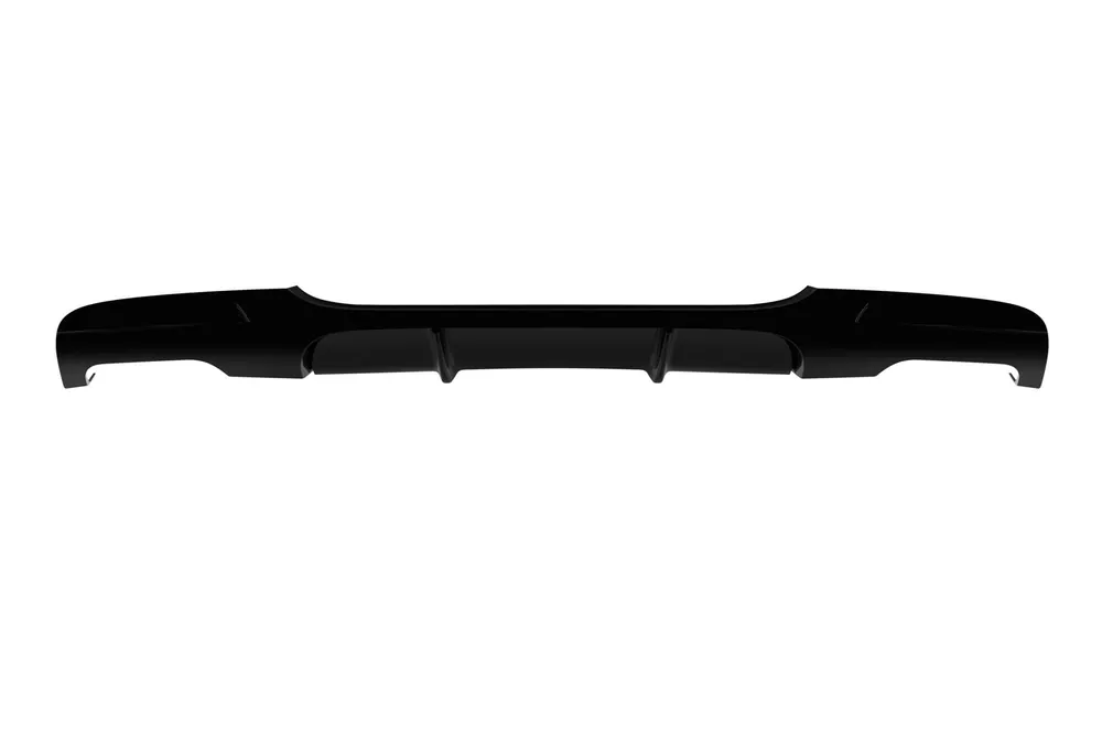 Livrare expres Difuzor tip M Performance Design Design potrivit pentru bara spate M Technik pe BMW Seria 3 E90 sedan, E91 break 2004-2011 -oo-oo-, lac negru
