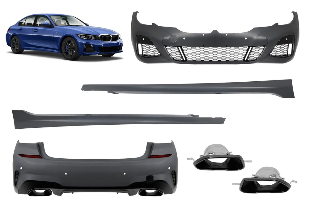 Pachet M Tech tip 340i potrivit pentru BMW Seria 3 G20 2019-2021 Retur gratuit
