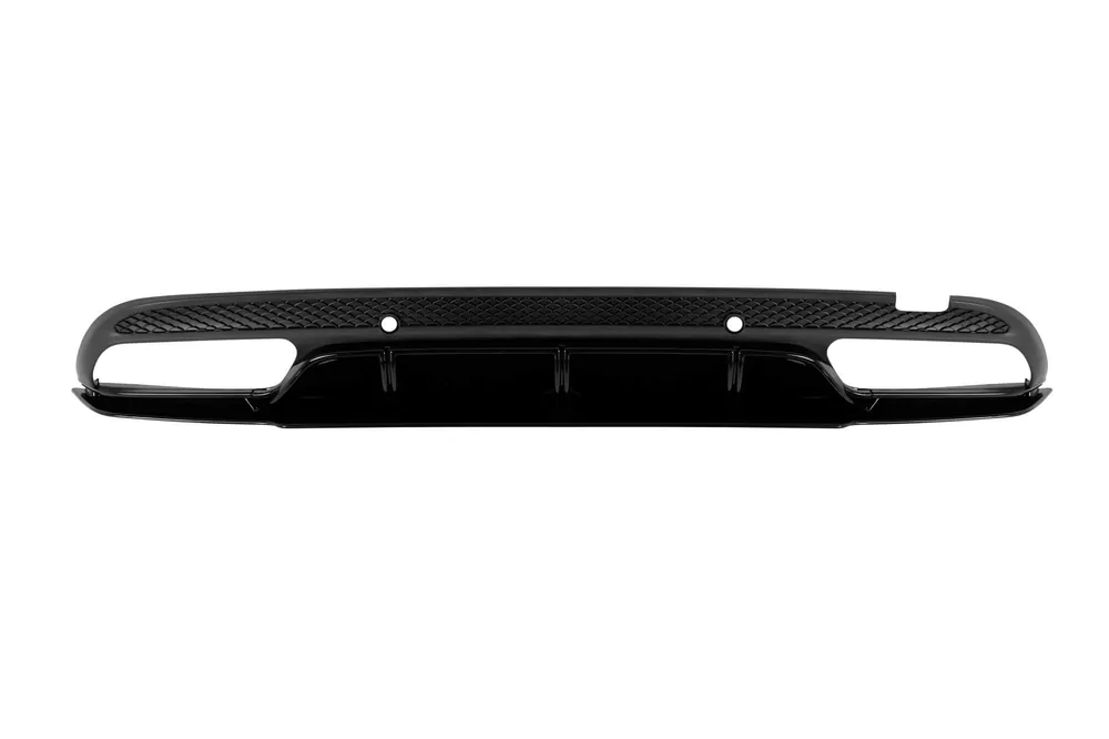 Cel mai bun preț Difuzor tip C63 ediția 1 potrivit pentru bara de protecție spate A Design a Mercedes C-Class W205 2013-2020 -oo–oo-, cu garnitură de lac negru