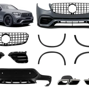 Un pachet de design tip GLC63 potrivit pentru Mercedes GLC Coupe C253 2016-2019 Comandă acum