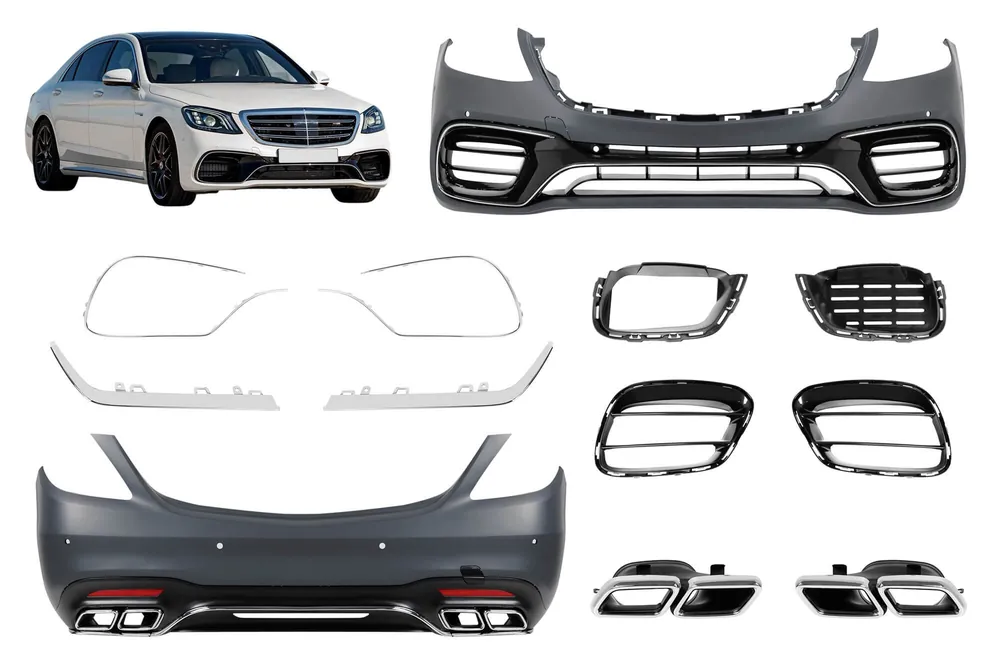 Pachet de tuning tip 63 potrivit pentru Mercedes S-Class W222 2017-2020 Promoție