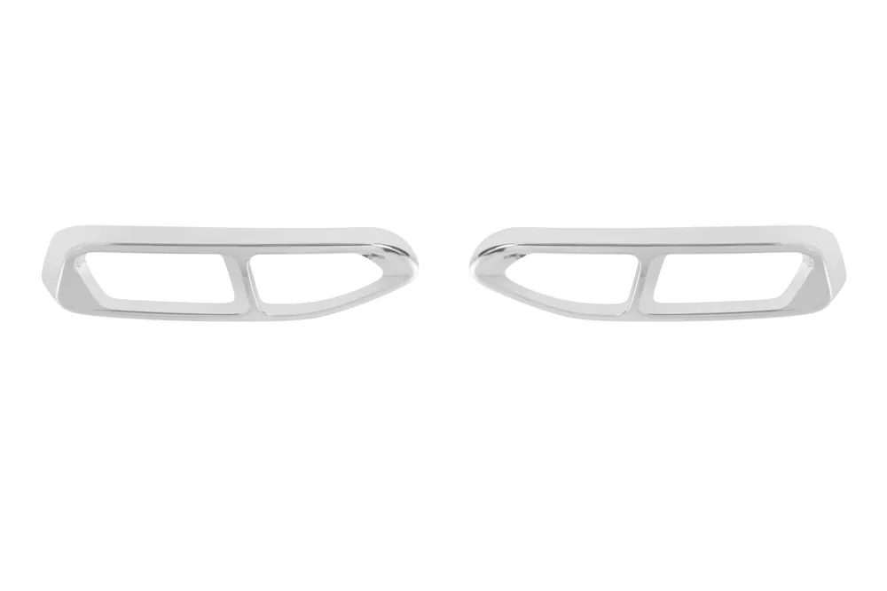 Set de capace cromate pentru duze tip 760 potrivite pentru bara M la BMW Seria 7 G11, G12 2015-2018 Ieftin