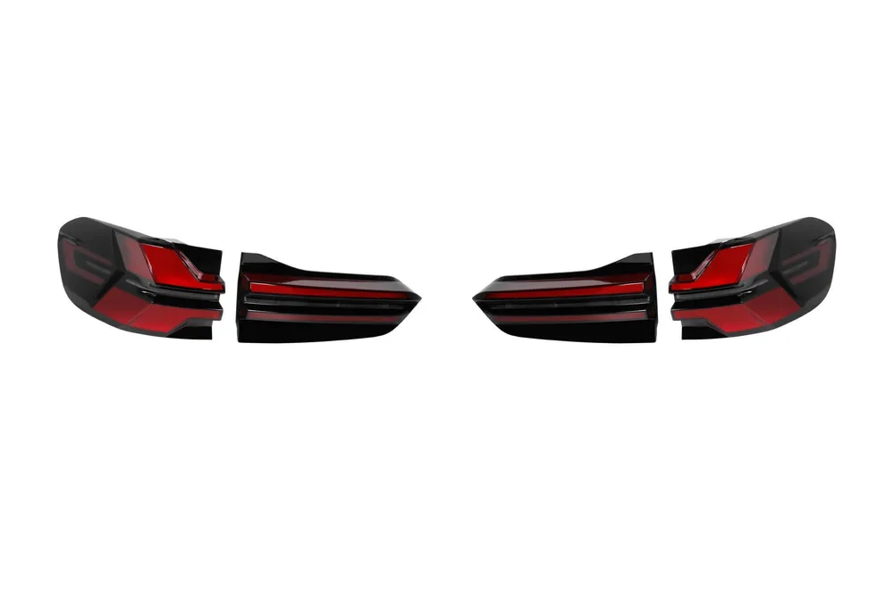 Set de stopuri LED de tuning tip G05 LCI potrivit pentru BMW X5 G05 2018-2022, stânga și dreapta Retur ușor