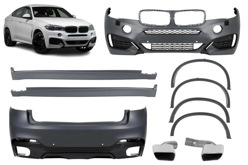 Pachet de tuning M tech potrivit pentru BMW X6 F16 2014-2019 Chilipir