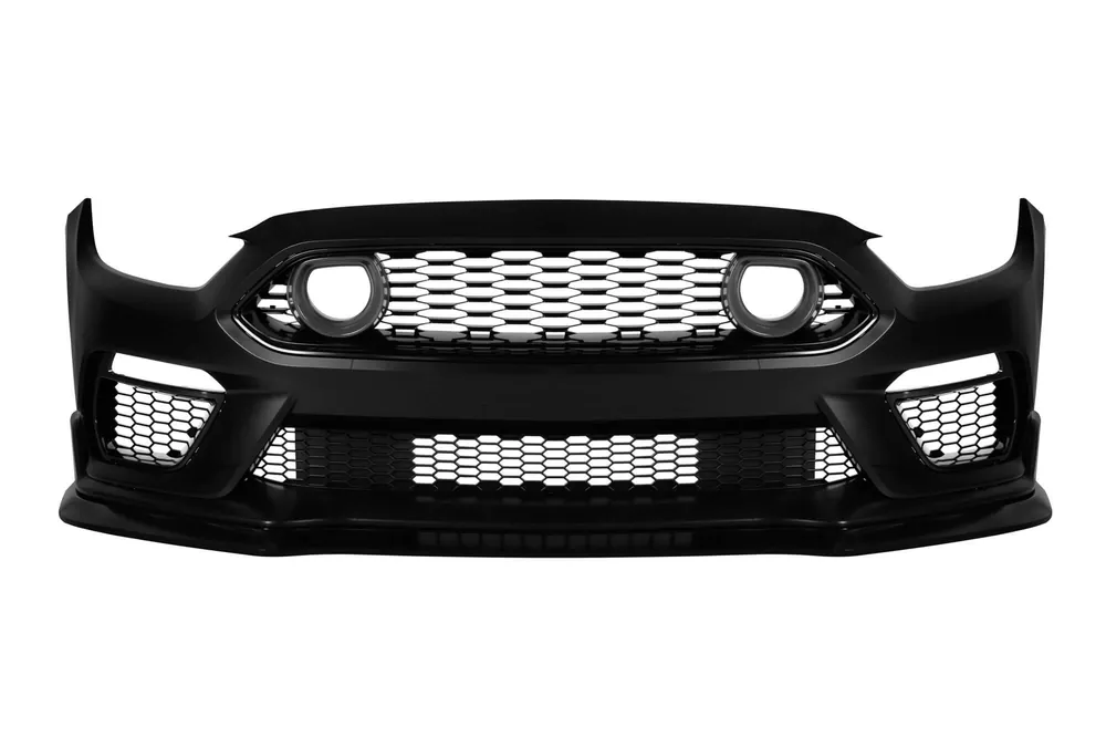 Preț redus Bumper frontal tip Mach 1 cu lumini LED în grilă potrivit pentru Ford Mustang 2015-2017