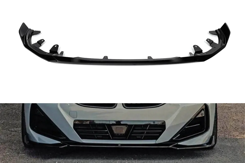 Spoiler tip MP design potrivit pentru bara de protecție M tech frontală a BMW Seria 2 G42 coupe după 2022, lac negru Cel mai bun preț