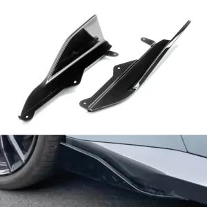 Adăugiri M Performance Design Design pentru praguri laterale M tech potrivite pentru BMW Seria 2 G42 după 2022, lac negru Livrare gratuită