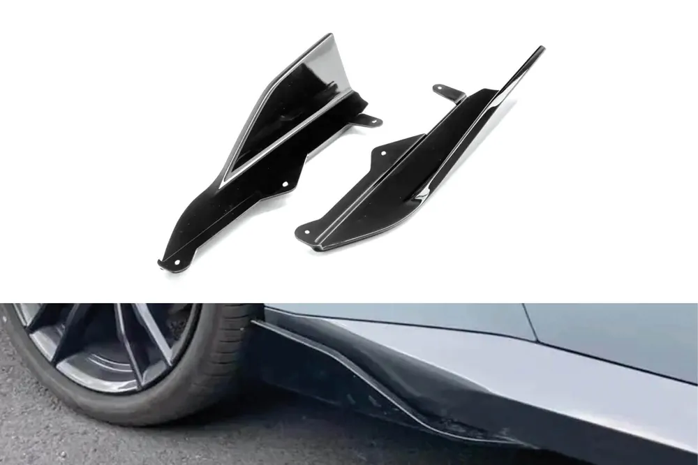 Adăugiri M Performance Design Design pentru praguri laterale M tech potrivite pentru BMW Seria 2 G42 după 2022, lac negru Livrare gratuită