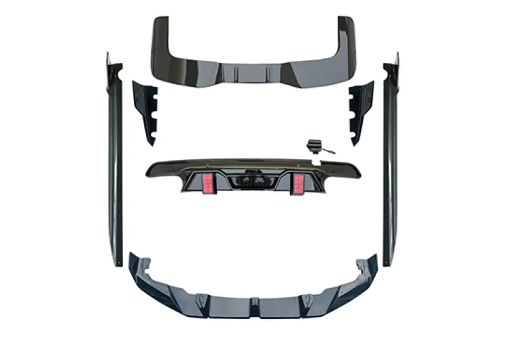 Livrare expres Pachet aerodinamic tip LD potrivit pentru BMW X5 G05 LCI după 2023, pentru modelul cu pachet X5M, lac negru