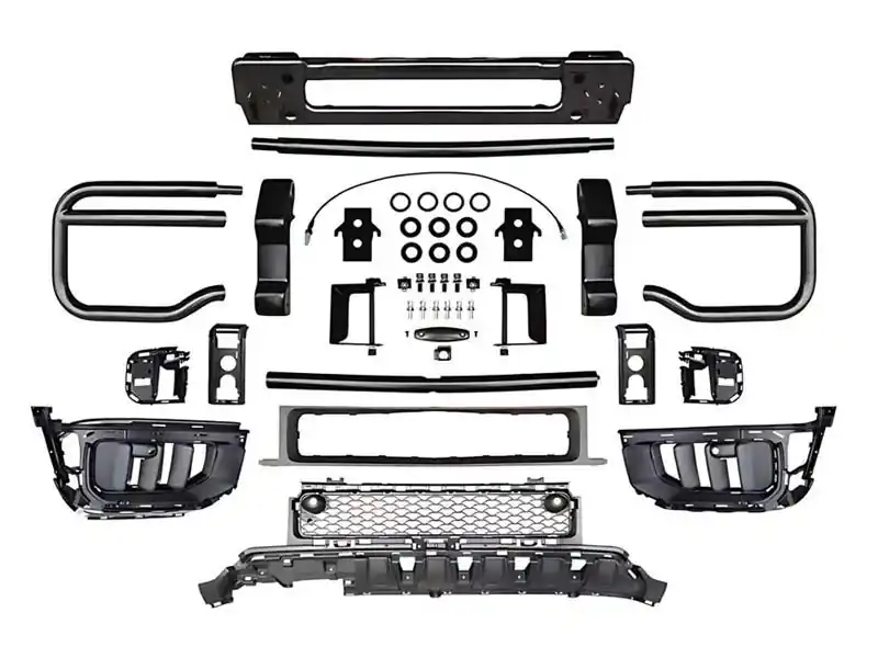 Kit de bull bar tip G63 cu grile laterale pentru bara de protecție frontală A design, potrivit pentru Mercedes G-Class W465 după 2024 Cel mai bun preț
