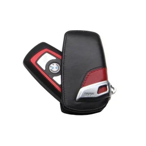 CARCASĂ DIN PIELĂ ORIGINALĂ PENTRU CHEIE, POTRIVITĂ PENTRU BMW Ultima șansă