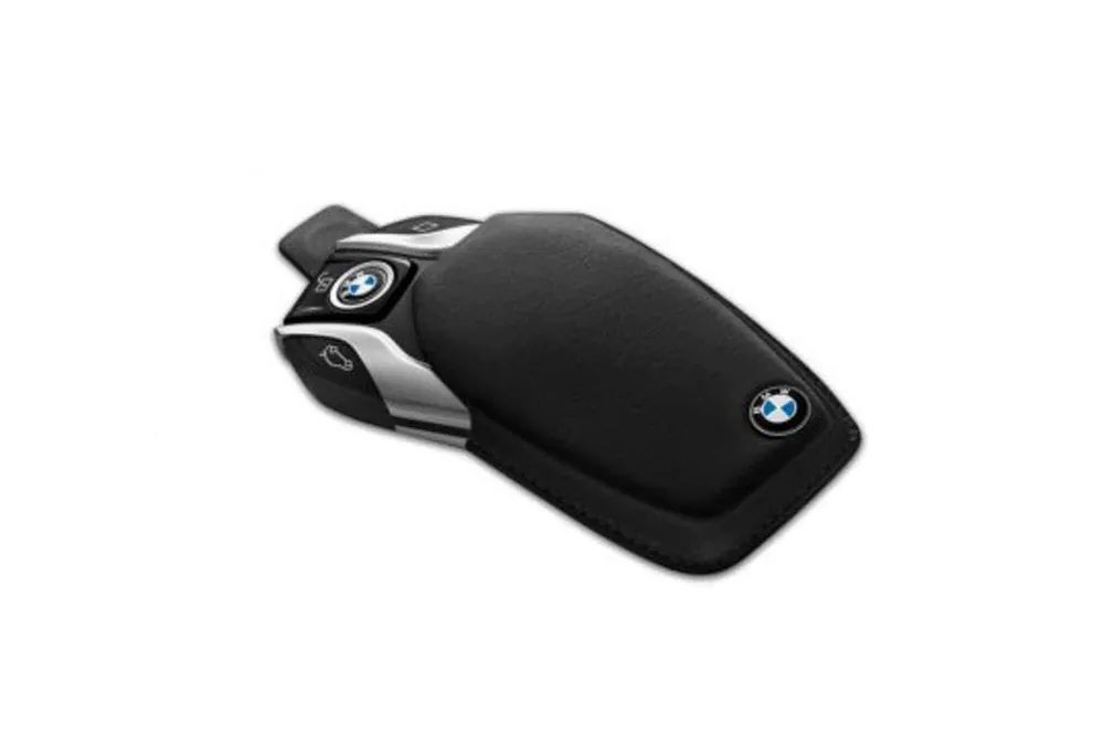 Caz original din piele pentru cheie cu display, potrivit pentru BMW Livrare expres