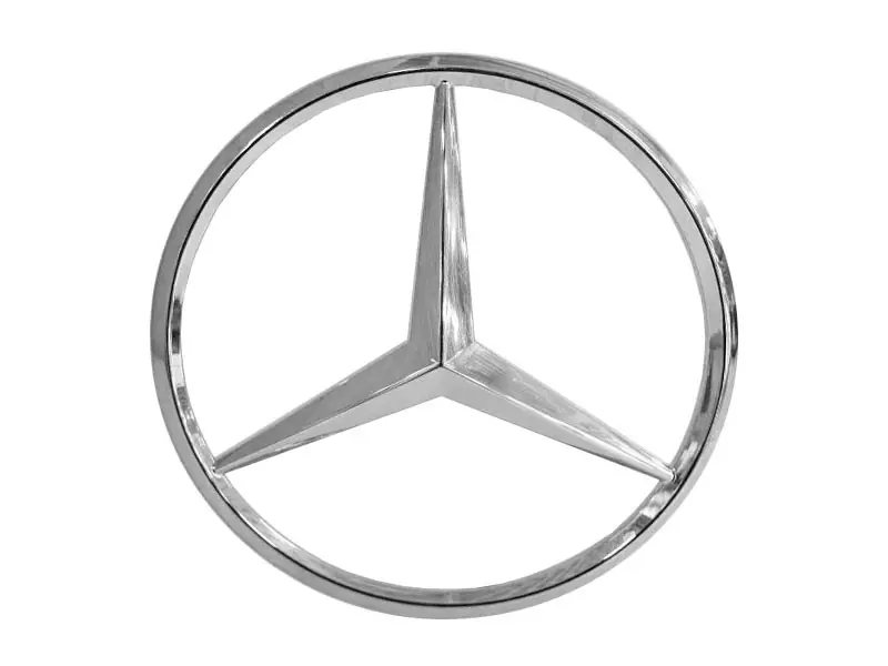 Retur gratuit Emblemă pentru grila frontală potrivită pentru Mercedes 185mm