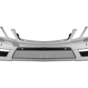 Bumper AMG frontal tip E63 potrivit pentru Mercedes E-Class W212 2009-2013 sedan/combinate cu PDC/fără lumini de zi DRL/cu duze de spălare Reducere extra
